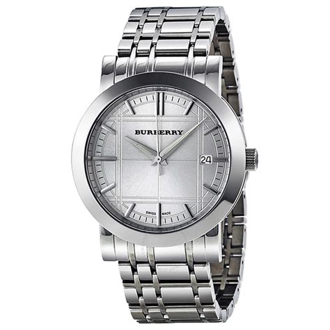 Burberry Men's BU1350 Heritage Silver Dial Bracelet Watch